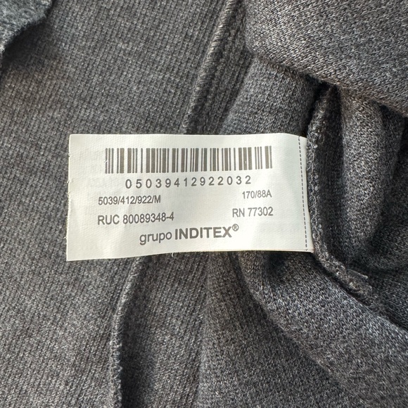 Zara Dark Gray Sleeveless Turtleneck Sweater - Picture 6 of 6